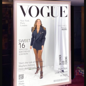 Vogue Event Props Magazine Box