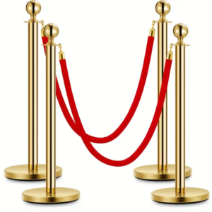 Stanchion with Red Velvet Rope