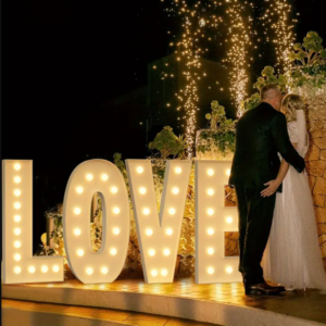 White Marquee Letters