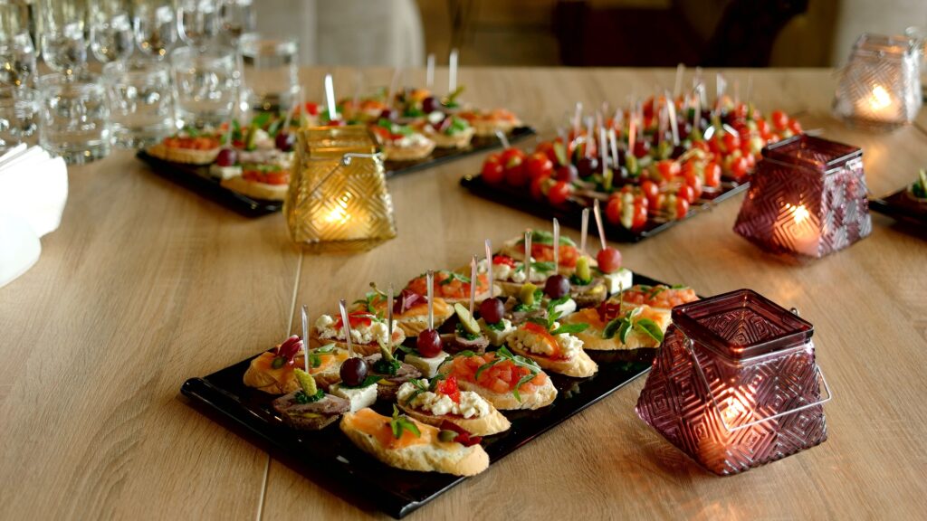 vnv events: Wedding Appetizers -catering services1