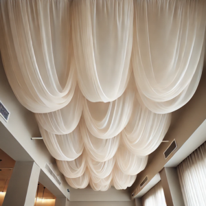 Fabric Ceiling Draping (Price per linear foot)